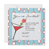 Dice Martini invitations