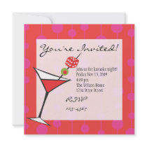 Dice Martini invitations