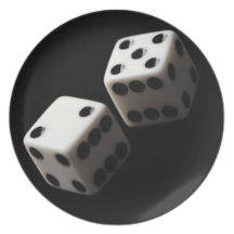 DICE PARTY PLATE