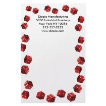 Dice Players Stationery