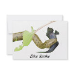 Dice Snake Custom Invitation