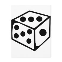 Dice - Three postcards