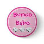dice with pink circle customizable