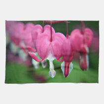 Dicentra Bleeding hearts flower kitchen tea towel kitchen towels