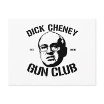 Dick Cheney Gun Club Postcards