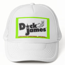 Dick James logo, CERTIFIED ORIGINAL_@1989Inc. hats