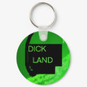DICK Land Keychain by whittyart DICK Land Keychain