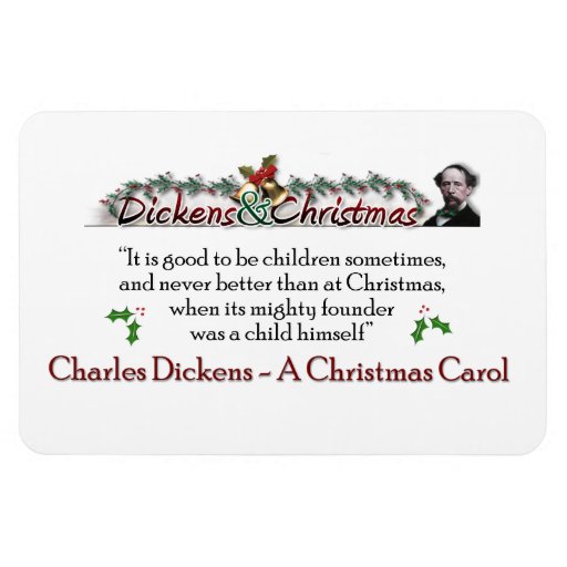 Dickens A Christmas Carol Quote Magnet | Zazzle