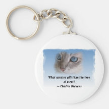 Dickens Cat Keychains