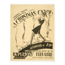 Dickens Christmas Carol 1938 WPA posters by lc_wpa Dickens Christmas Carol 1938 WPA posters