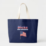 Dicks for Congress Patriotic American Flag Bags