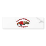 Dicks Hard Wood Logs Company Spoof Bumper Sticker