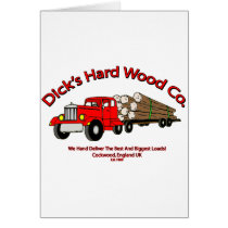 Dicks Hard Wood Logs Company Spoof cards