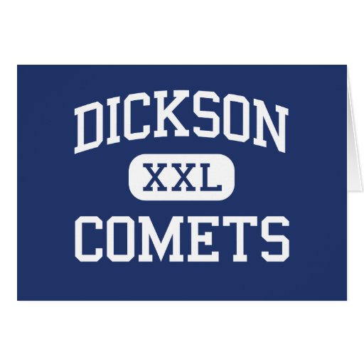 Dickson - Comets - High School - Ardmore Oklahoma Cards