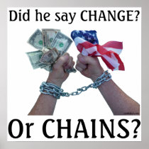 Did he say CHANGE? Poster