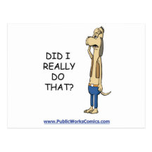 Did I Really Do That? Postcard