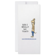 Did I Really Do That? Custom Rack Cards