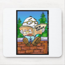 Did New Yorker Kill Humpty Dumpty? Cartoon Gifts mousepads