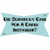 Did Somebody Call For A Cable Installer photo sculptures by sciencewillprevail Did Somebody Call For A Cable Installer photo sculptures
