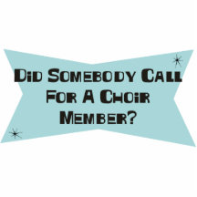 Did Somebody Call For A Choir Member Acrylic Cut Out