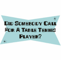 Did Somebody Call For A Table Tennis Player photo sculptures