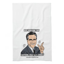 DID SOMEONE SAY CAFFEINE FREE DIET SODA kitchen towels