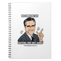 DID SOMEONE SAY CAFFEINE FREE DIET SODA notebooks