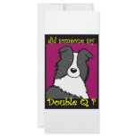 Did someone say ... Double Q? Rack Card Template