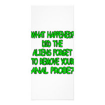 Did The Aliens Forget Your Anal Probe rack cards by Mustang_Lady Did The Aliens Forget Your Anal Probe rack cards