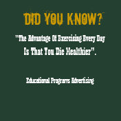 Did Ya Know? Exercise Can Kill