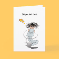 Did you feel that? cards by graphicdoodles Did you feel that? cards
