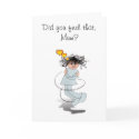 Did you feel that, Mum? cards