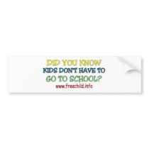 Did you know? Bumper Sticker