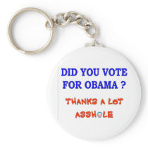 DID YOU VOTE FOR OBAMA KEY CHAIN