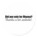Did you vote for Obama stickers by antiobama Did you vote for Obama stickers