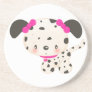 Diddles Dalmatian Coaster Pink 2