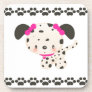 Diddles Dalmatian Coaster Pink 4