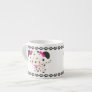 Diddles Dalmatian Espresso Mugs Pink
