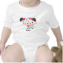 Diddles Dalmatian Infant Infant Creeper Pink