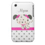 Diddles Dalmatian iPhone 3G/3GS Case-Mate Pink Iphone 3 Cover