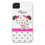 Diddles Dalmatian iPhone 4/4S Case-Mate Pink Iphone 4 Case