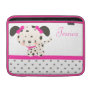 Diddles Dalmatian MacBook Air Sleeve Pink