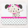 Diddles Dalmatian Mousepad Pink