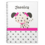 Diddles Dalmatian Notebook Pink