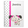 Diddles Dalmatian Notebook Pink 2