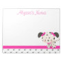 Diddles Dalmatian Notepad  11" x 8.5" Pink