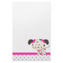 Diddles Dalmatian Stationery Pink