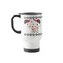 Diddles Dalmatian Travel Mug Pink