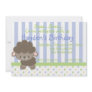 This cute invitation with a cute little lamb can be completely customized by you..Simply click on the "Customize It " button right below the products picture. From there you will be able to change the font, font color, move the text around,add text and more. Have fun creating your one of a kind product. Diddles Farm Lamb Birthday Invitation