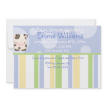 Diddles Farm Moo-Cow Baby Shower Invitation 4